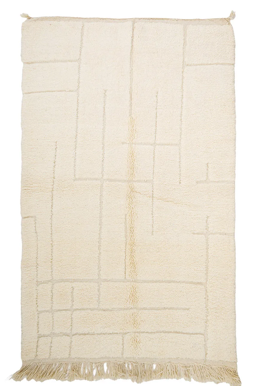 Berberyjskie Dywany Beni Ourain z Maroka 145 x 245 cm