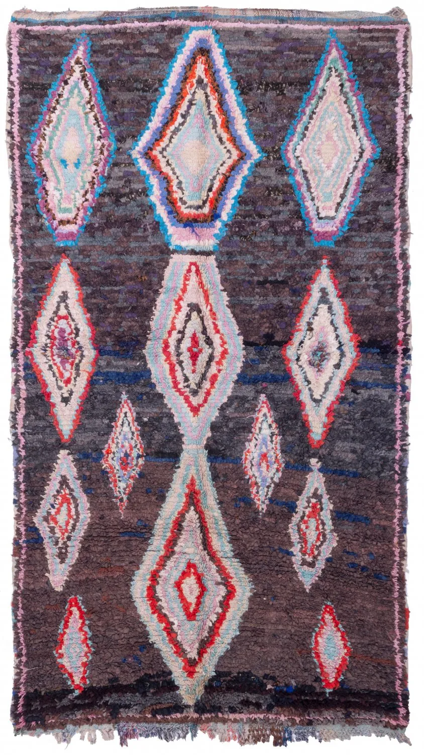 Berberyjskie Dywany Boucherouite Z Maroka 270 x 150 cm
