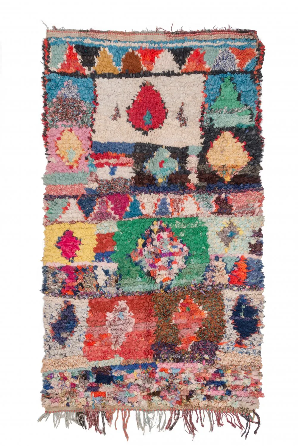Berberyjskie Dywany Boucherouite Z Maroka 255 x 145 cm