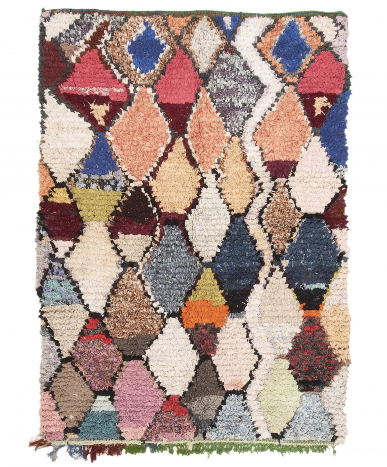 Berberyjskie Dywany Boucherouite Z Maroka 200 x 145 cm