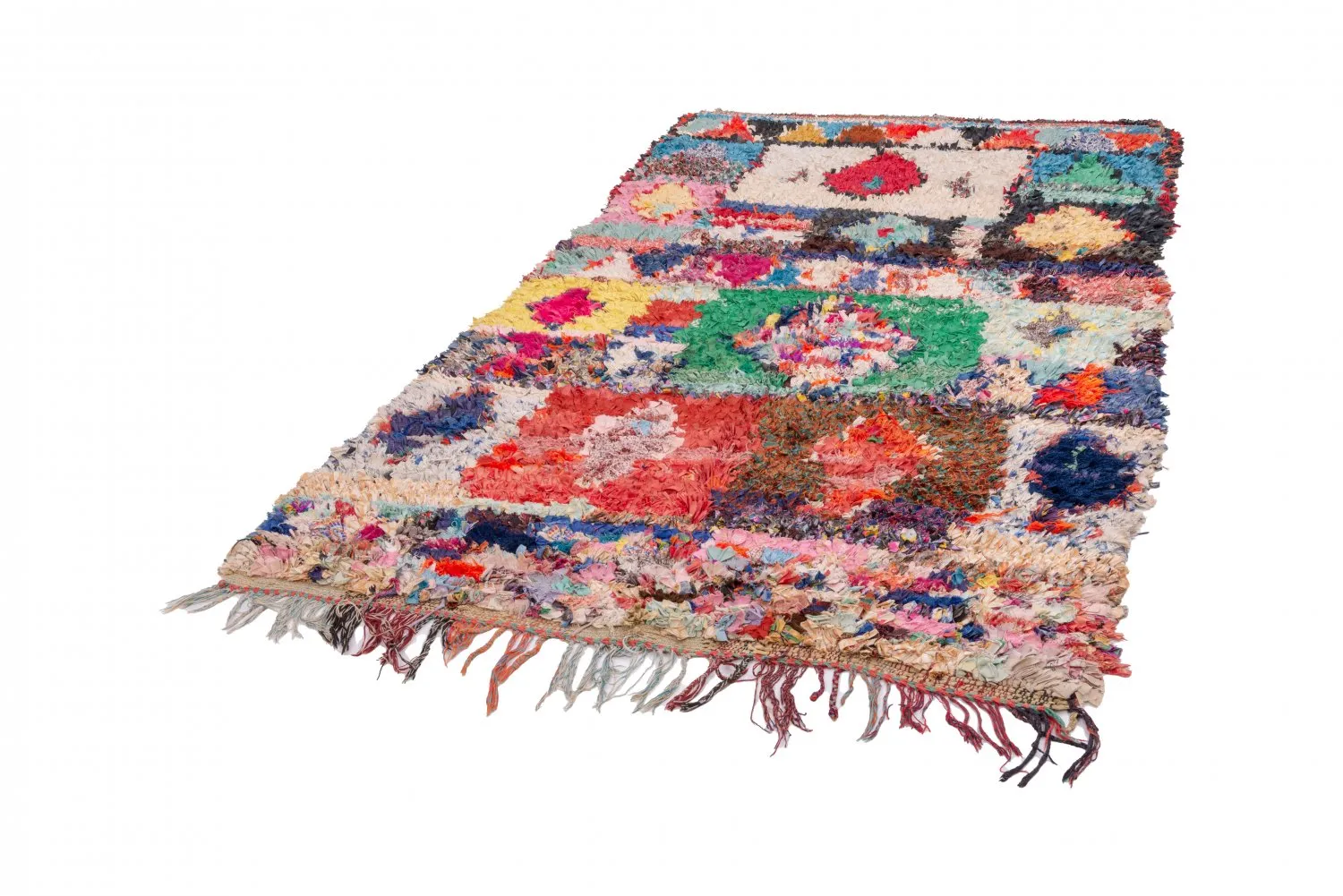 Berberyjskie Dywany Boucherouite Z Maroka 255 x 145 cm