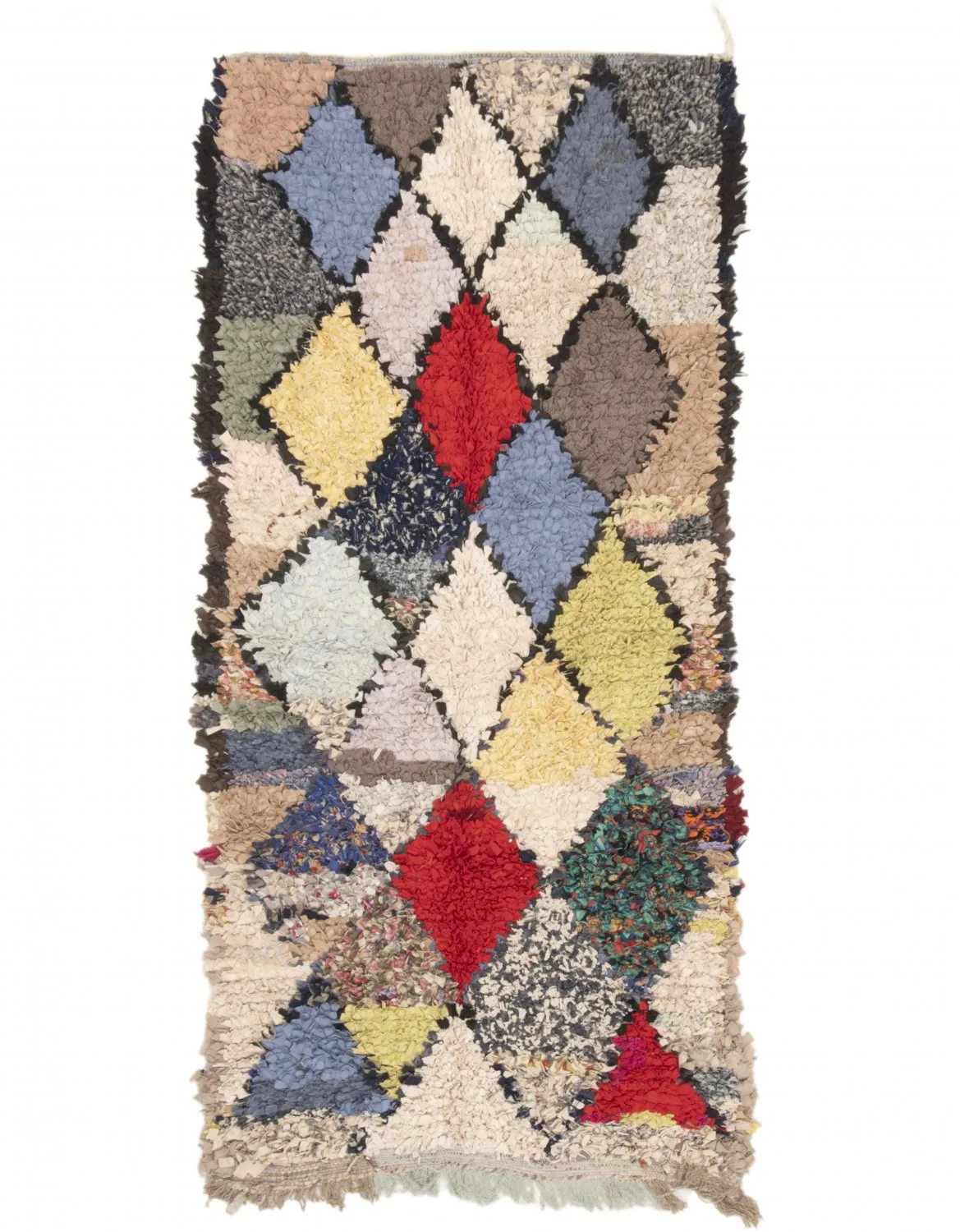 Berberyjskie Dywany Boucherouite Z Maroka 190 x 100 cm