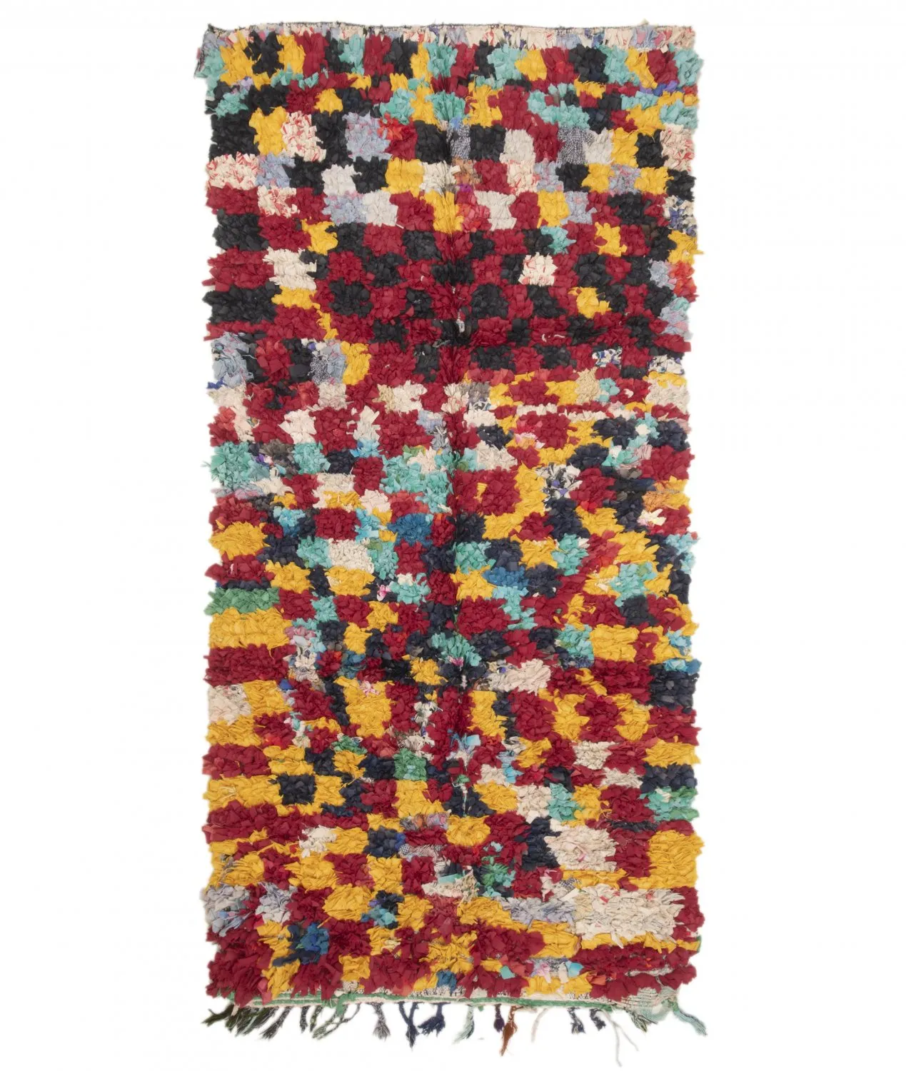 Berberyjskie Dywany Boucherouite Z Maroka 255 x 125 cm