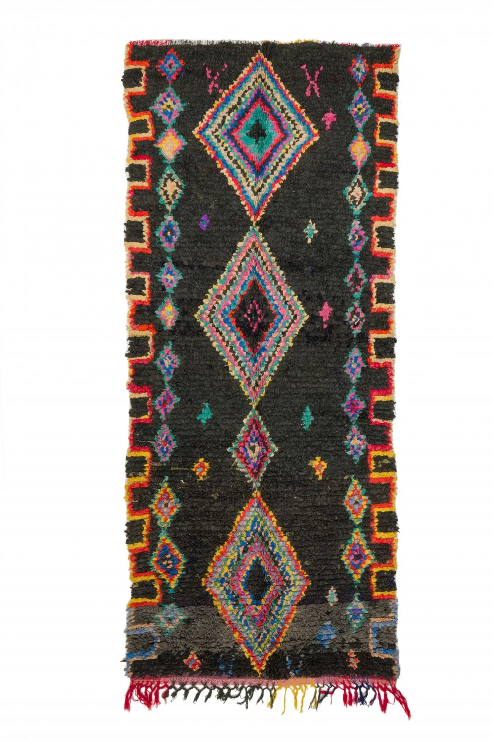 Berberyjskie Dywany Boucherouite Z Maroka 285 x 120 cm