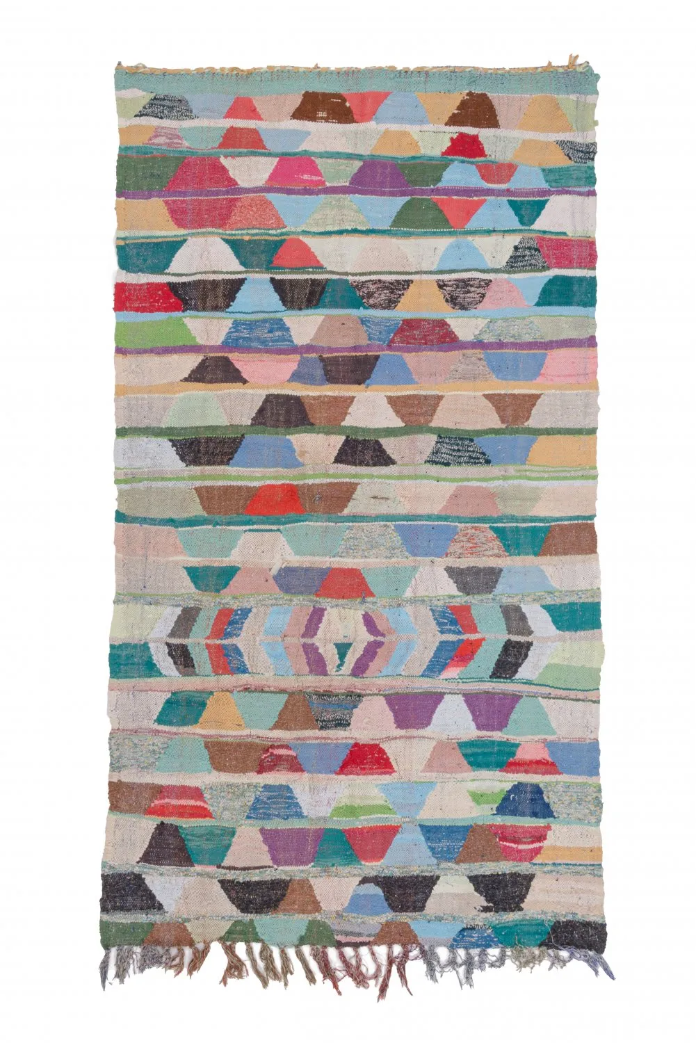Berberyjskie Dywany Boucherouite Z Maroka 250 x 130 cm