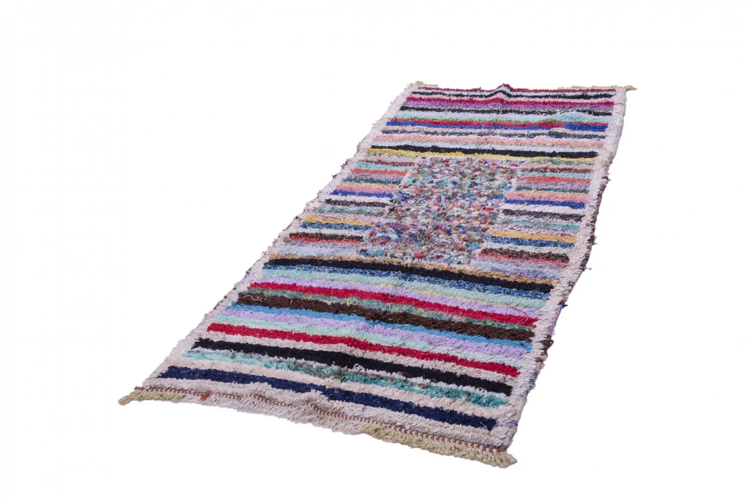 Berberyjskie Dywany Boucherouite Z Maroka 280 x 110 cm