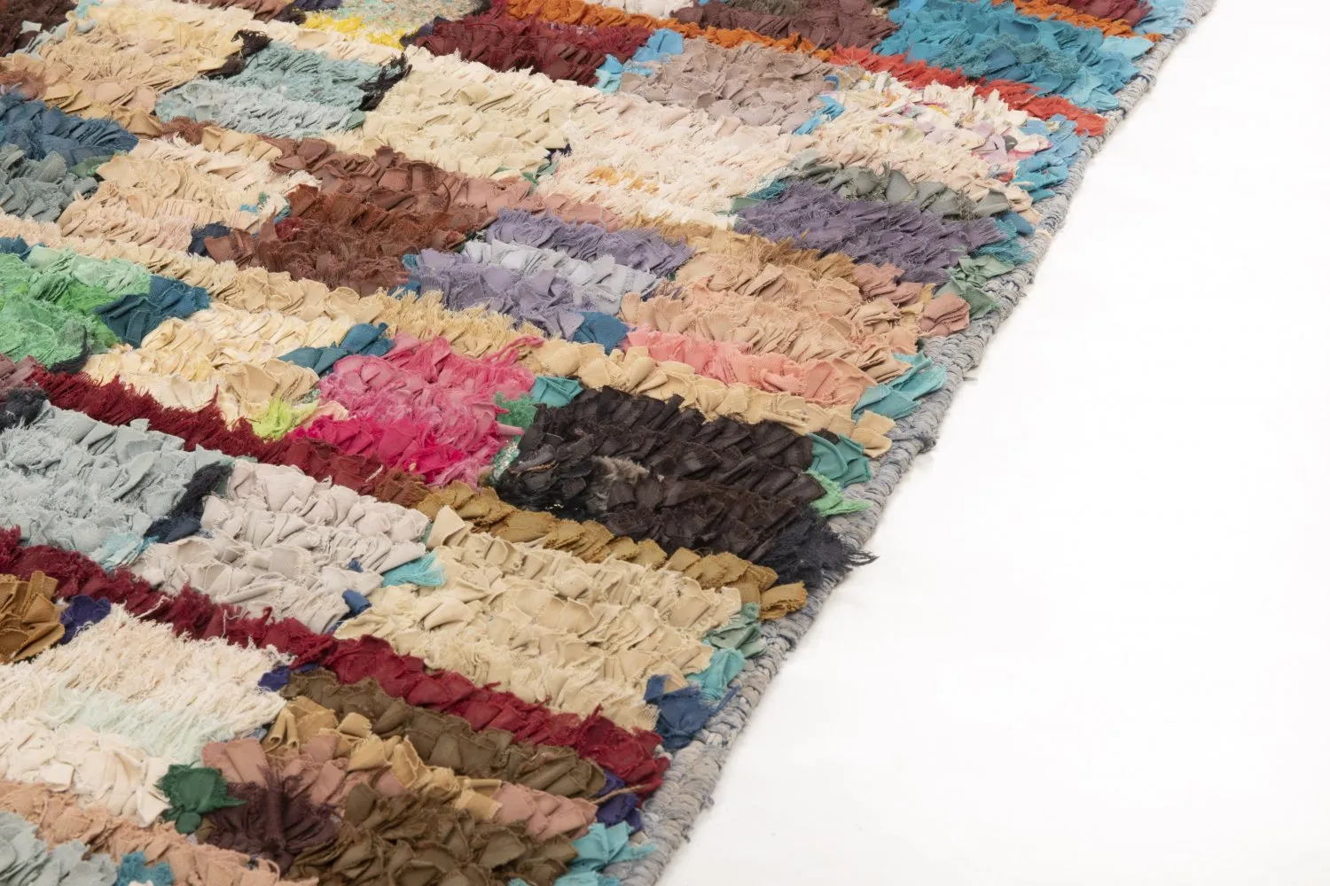 Berberyjskie Dywany Boucherouite Z Maroka 205 x 115 cm