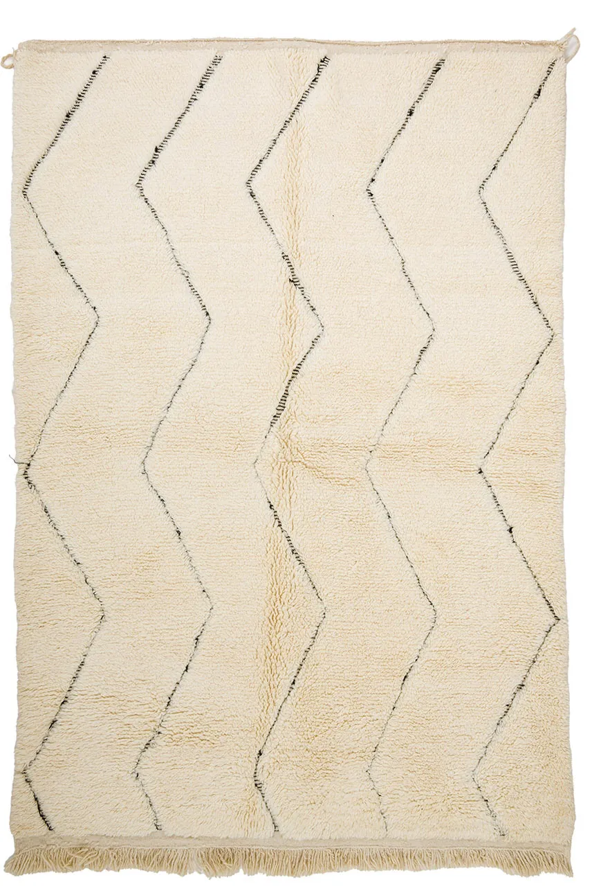Berberyjskie Dywany Beni Ourain z Maroka 170 x 250 cm