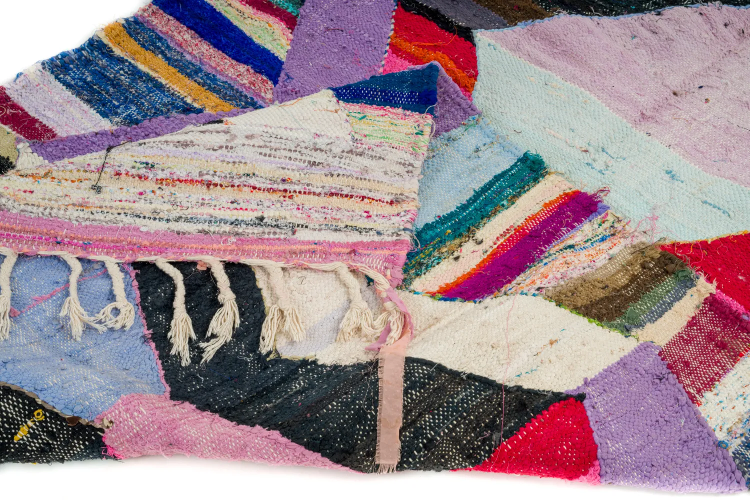 Berberyjskie Dywany Boucherouite Z Maroka 130 x 225 cm