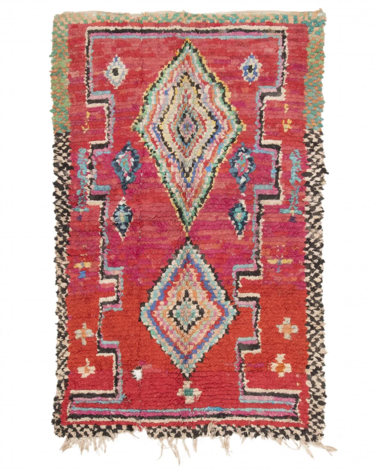 Berberyjskie Dywany Boucherouite Z Maroka 185 x 110 cm