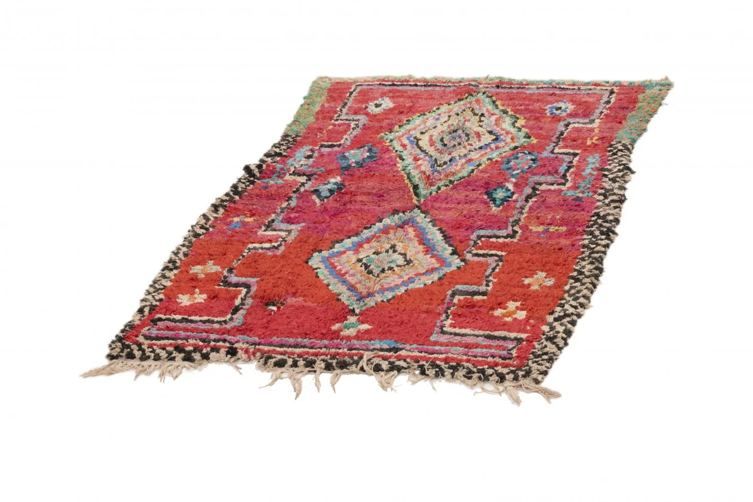 Berberyjskie Dywany Boucherouite Z Maroka 185 x 110 cm