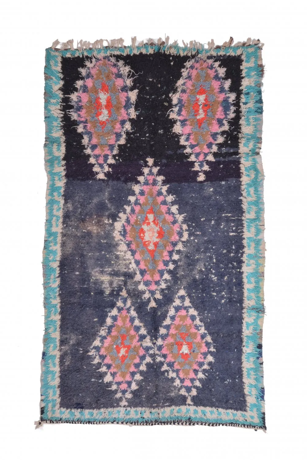 Berberyjskie Dywany Boucherouite Z Maroka 245 x 135 cm