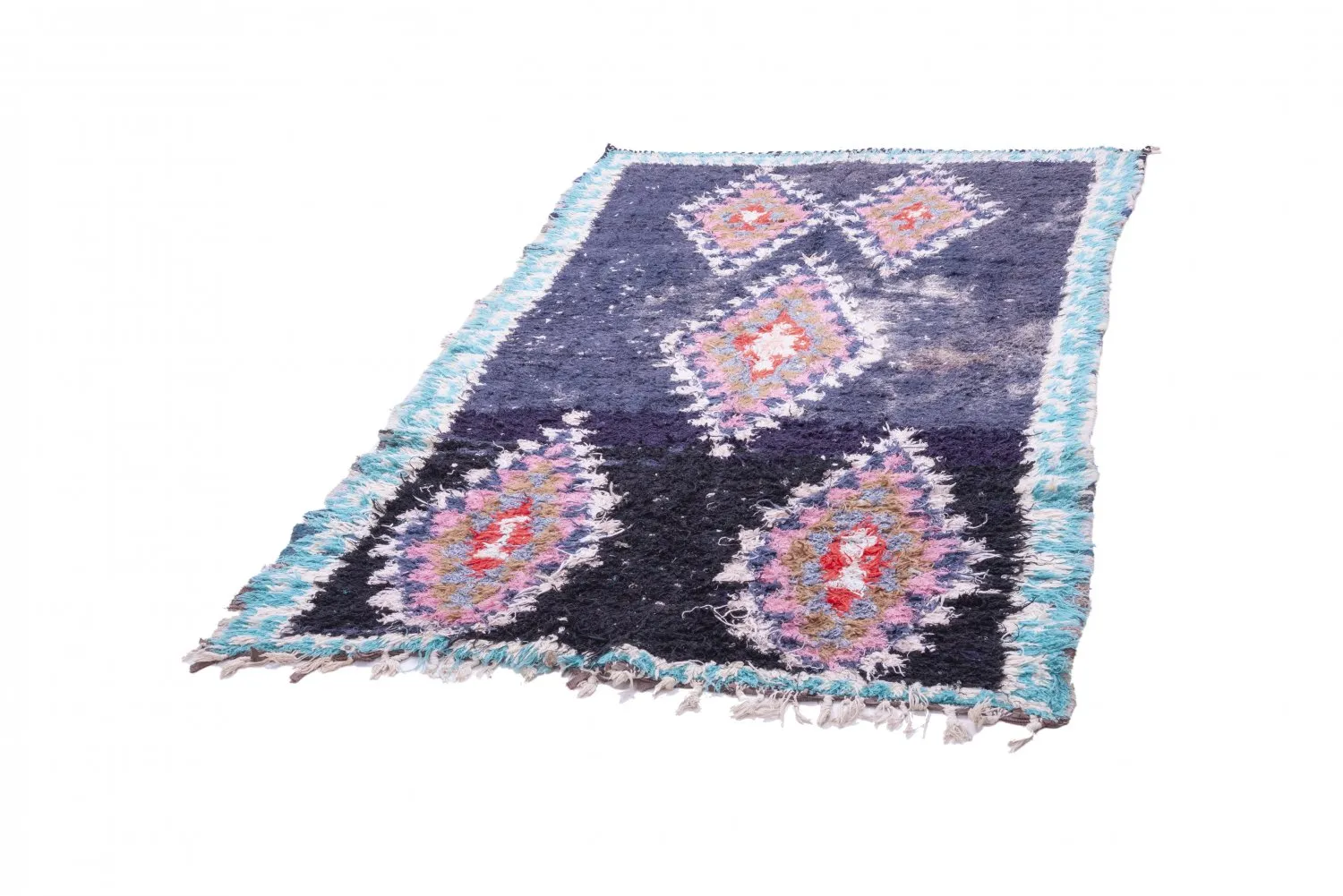 Berberyjskie Dywany Boucherouite Z Maroka 245 x 135 cm
