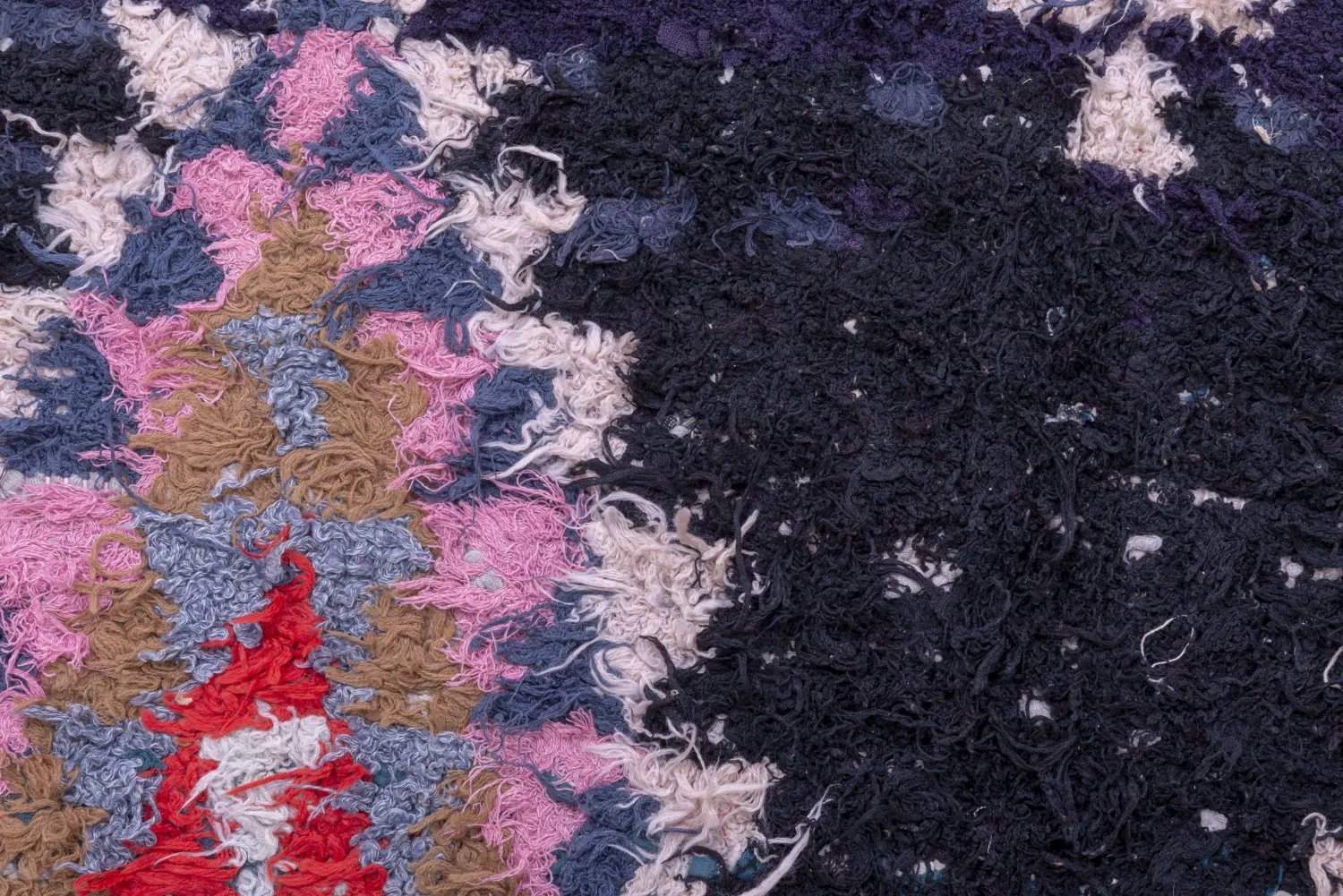 Berberyjskie Dywany Boucherouite Z Maroka 245 x 135 cm
