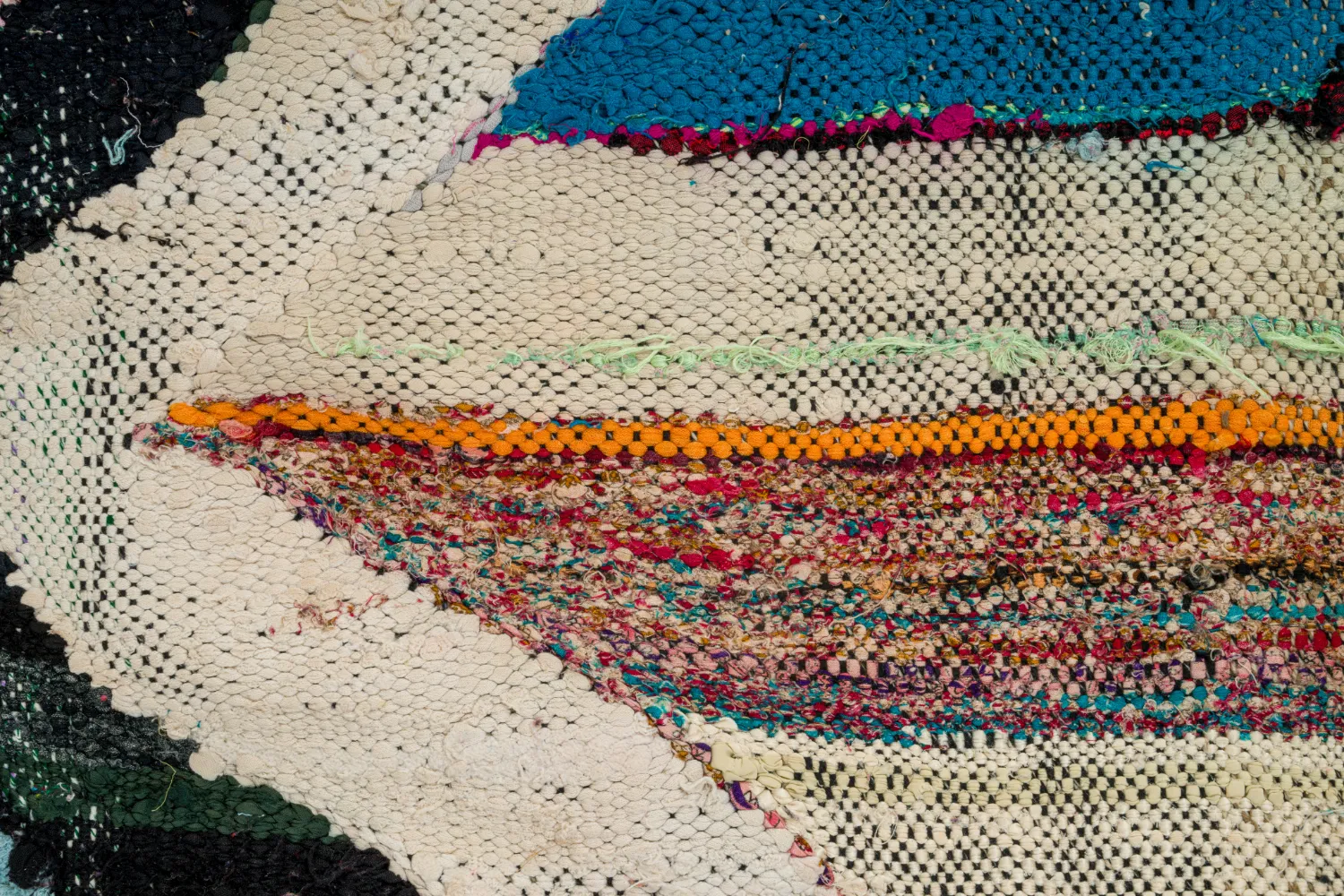 Berberyjskie Dywany Boucherouite Z Maroka 120 x 275 cm