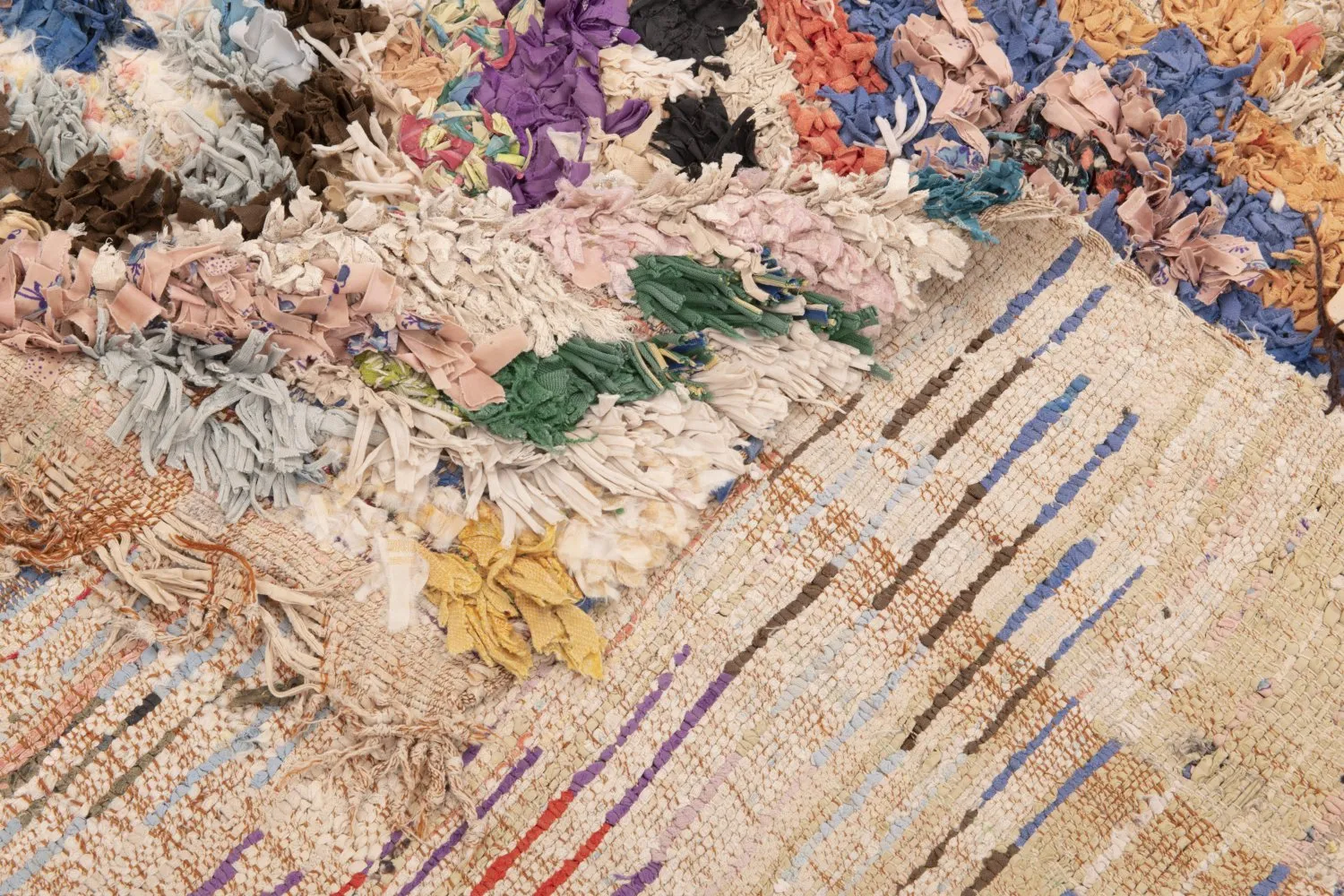 Berberyjskie Dywany Boucherouite Z Maroka 230 x 125 cm