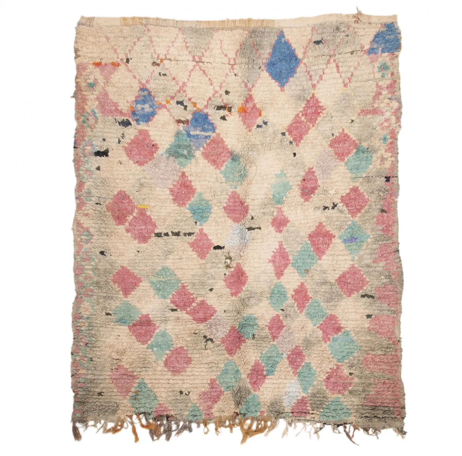 Berberyjskie Dywany Boucherouite Z Maroka 205 x 170 cm