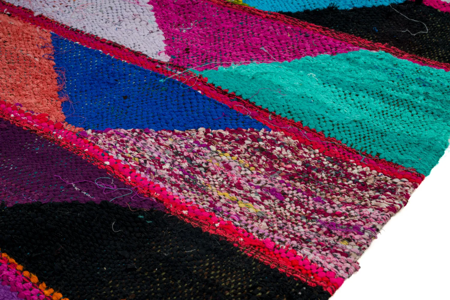 Berberyjskie Dywany Boucherouite Z Maroka 125 x 260 cm