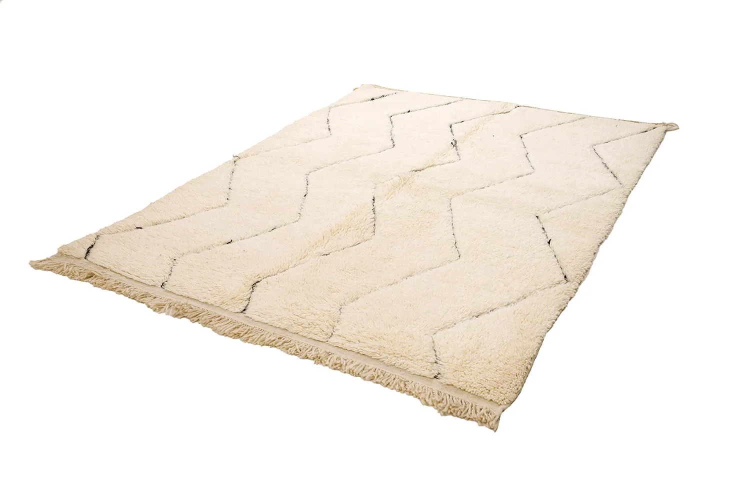 Berberyjskie Dywany Beni Ourain z Maroka 170 x 250 cm