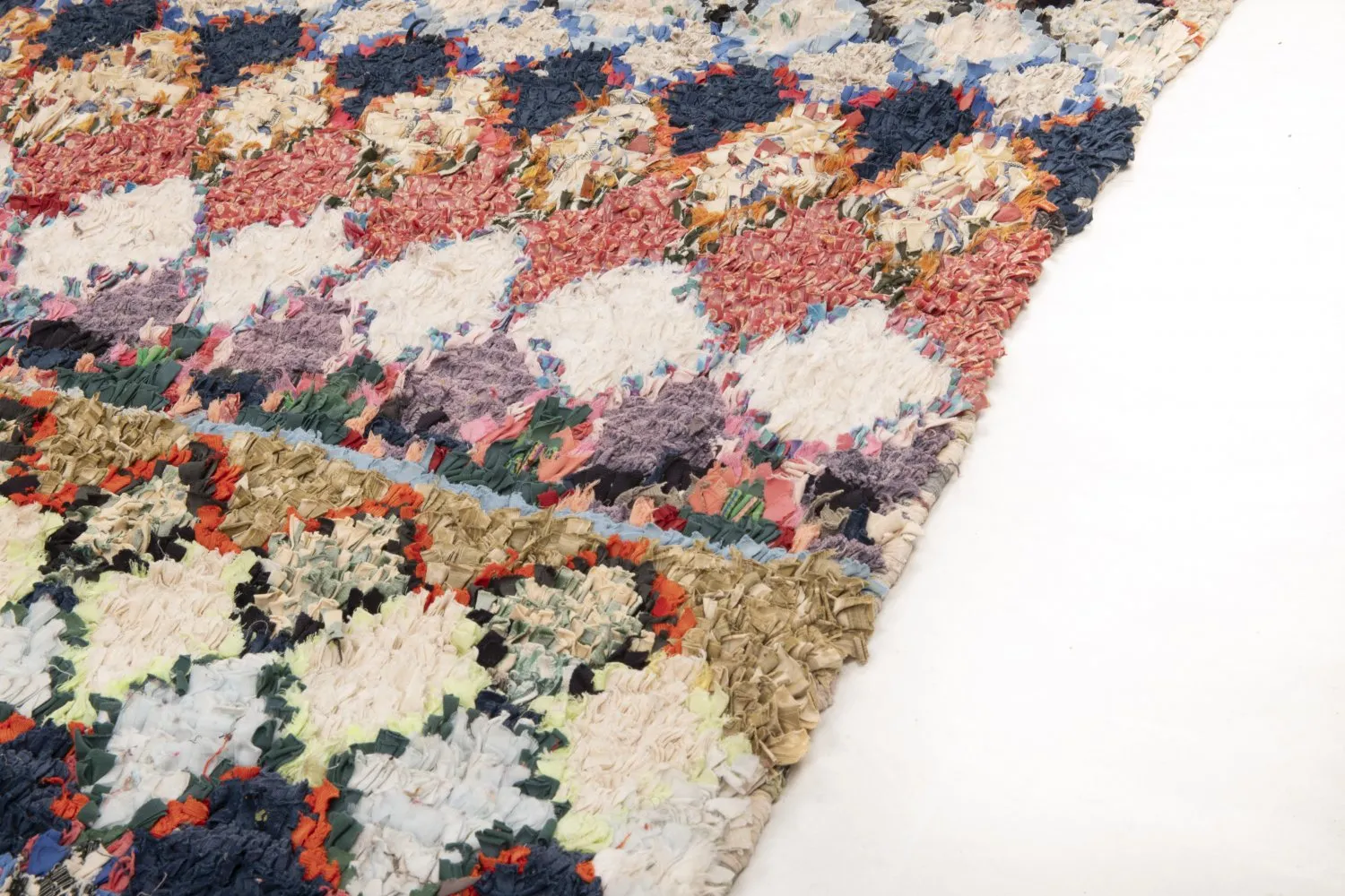 Berberyjskie Dywany Boucherouite Z Maroka 210 x 140 cm