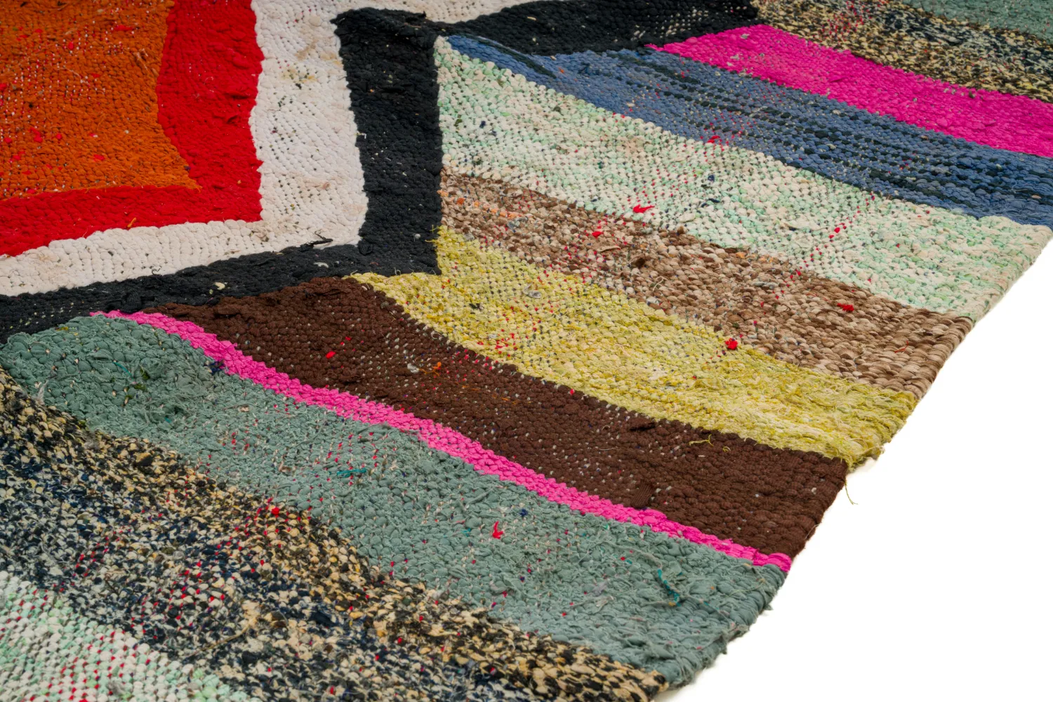 Berberyjskie Dywany Boucherouite Z Maroka 130 x 260 cm