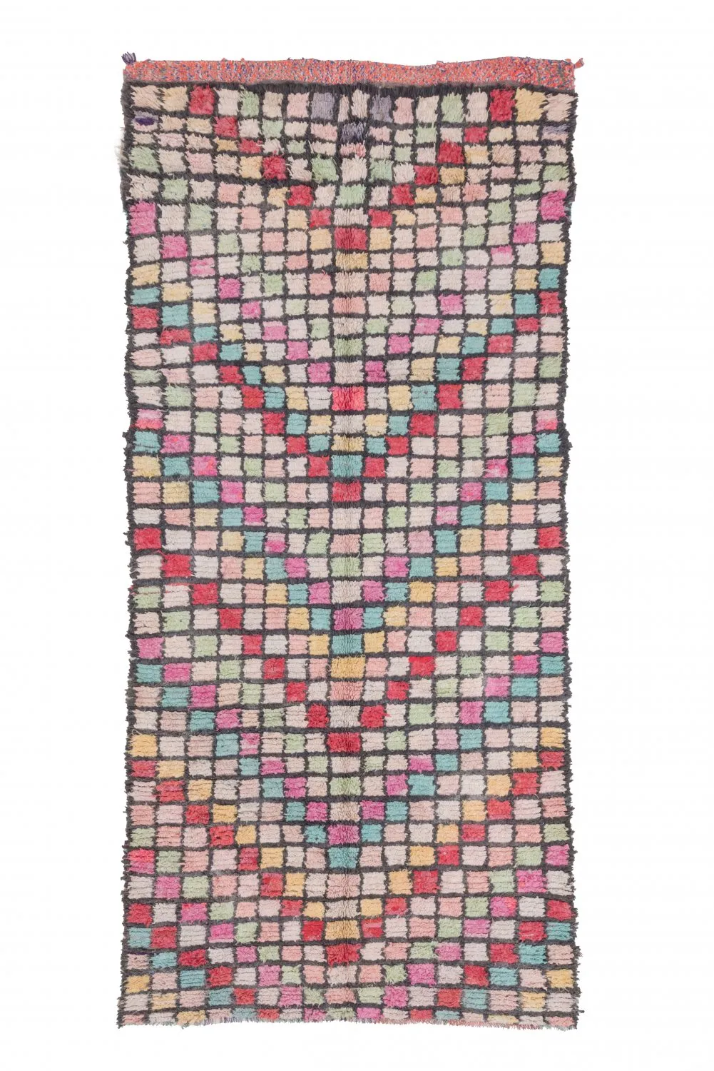Berberyjskie Dywany Boucherouite Z Maroka 275 x 125 cm