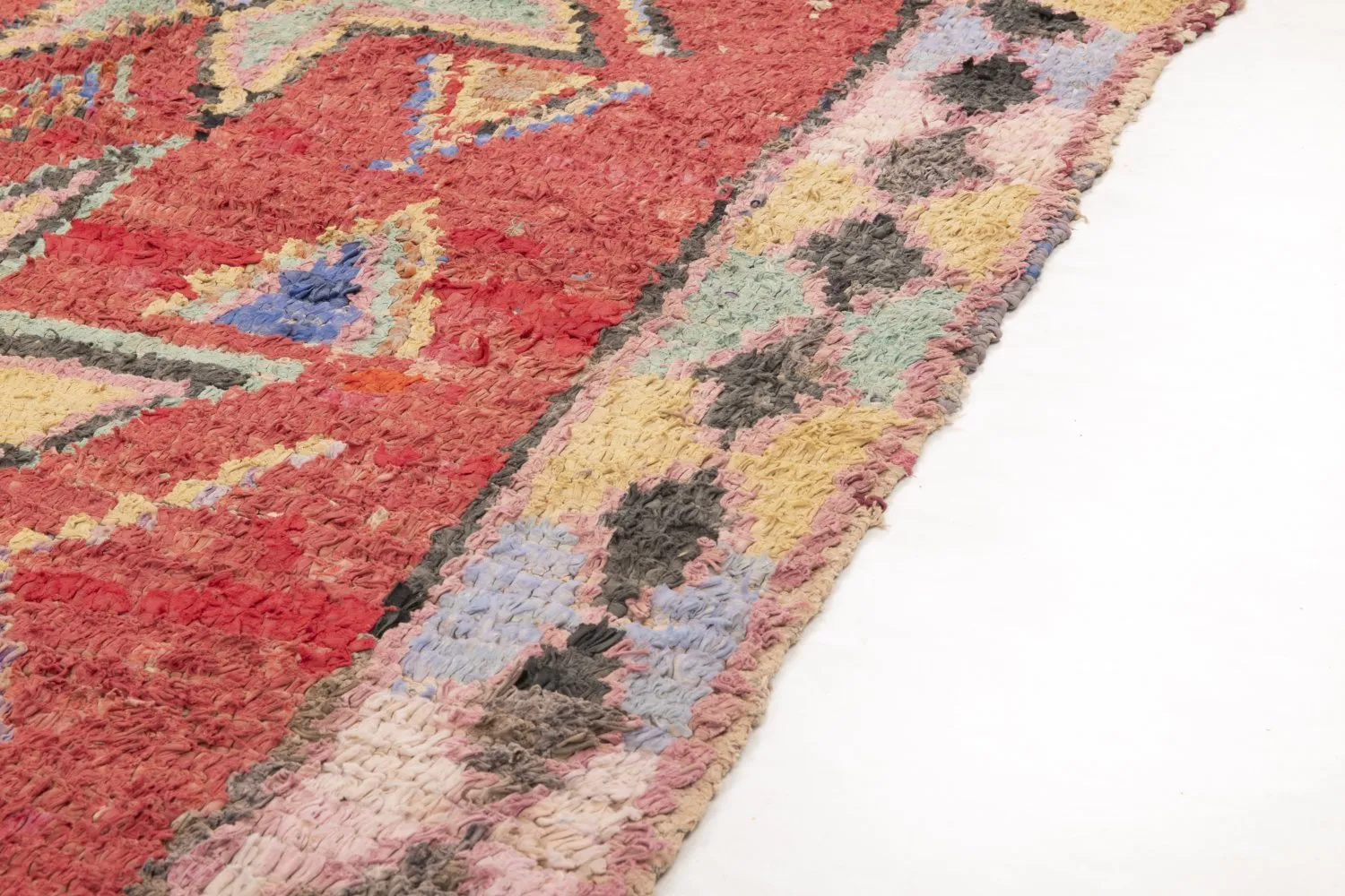 Berberyjskie Dywany Boucherouite Z Maroka 300 x 120 cm