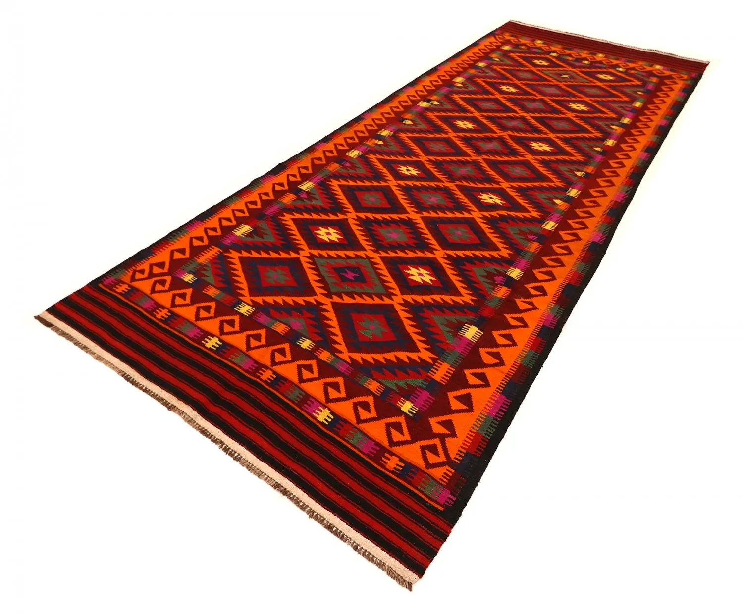 Orientalny kilim 398 x 157 cm