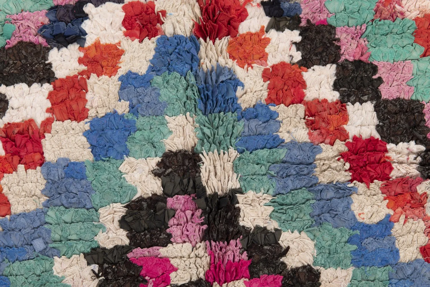 Berberyjskie Dywany Boucherouite Z Maroka 245 x 140 cm