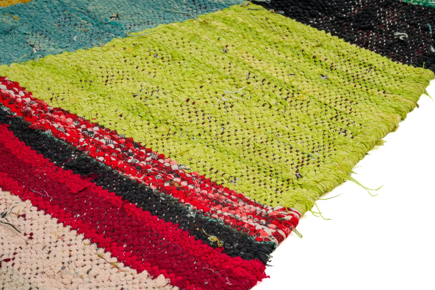 Berberyjskie Dywany Boucherouite Z Maroka 125 x 230 cm