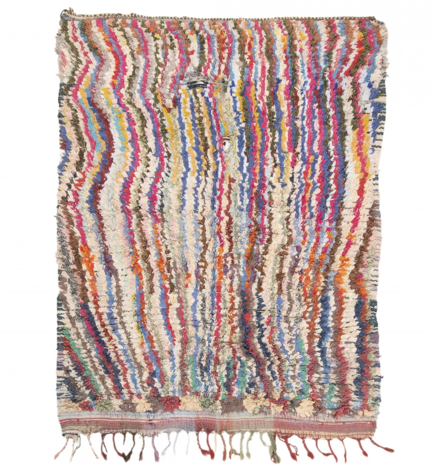 Berberyjskie Dywany Boucherouite Z Maroka 195 x 150 cm