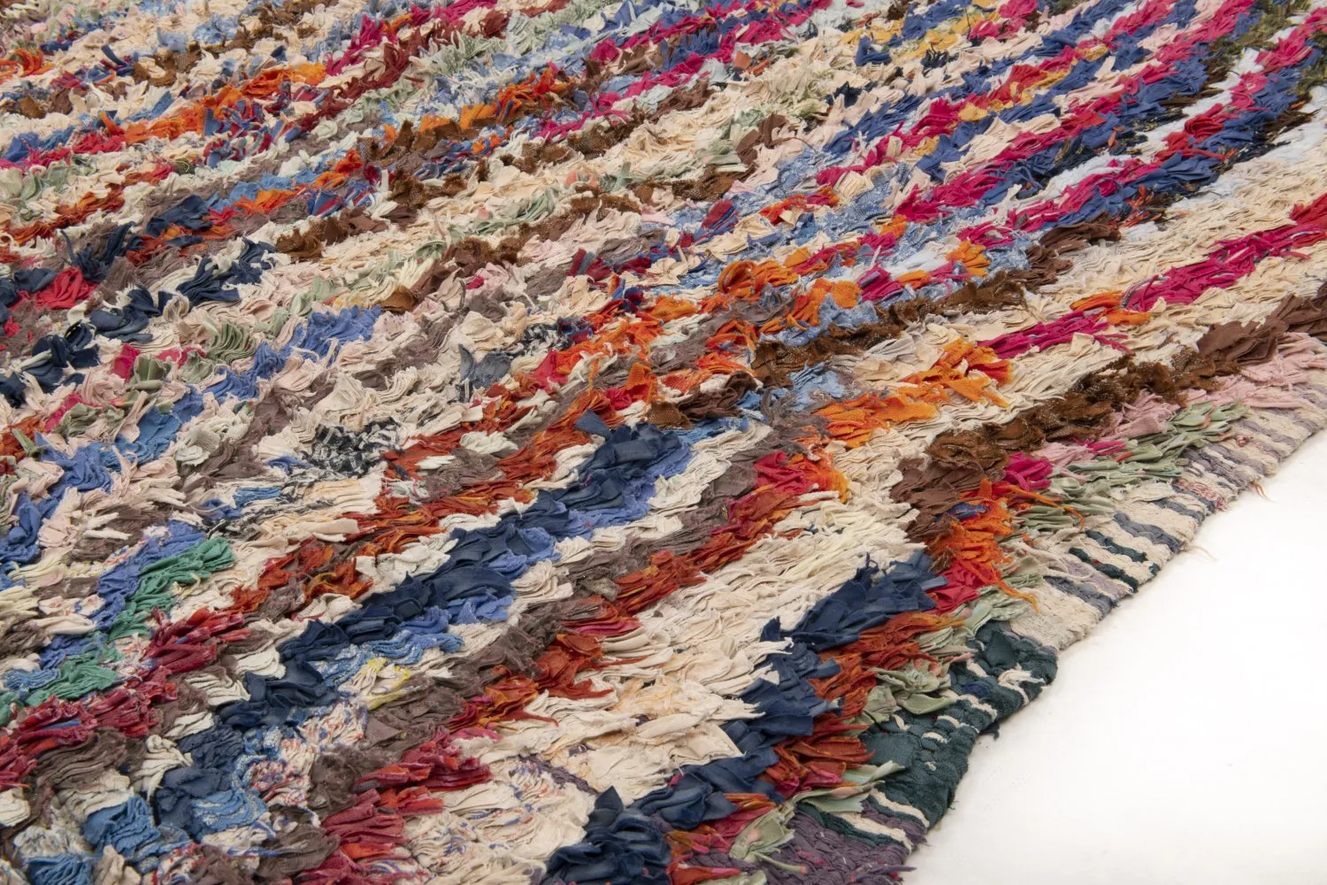Berberyjskie Dywany Boucherouite Z Maroka 195 x 150 cm