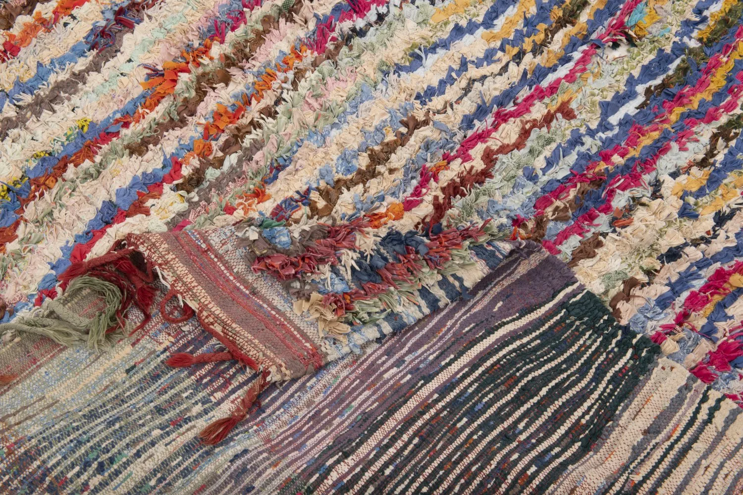 Berberyjskie Dywany Boucherouite Z Maroka 195 x 150 cm