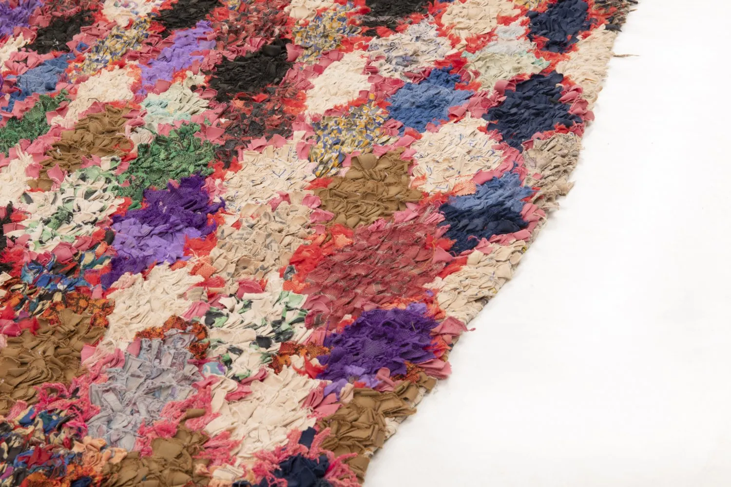 Berberyjskie Dywany Boucherouite Z Maroka 295 x 120 cm