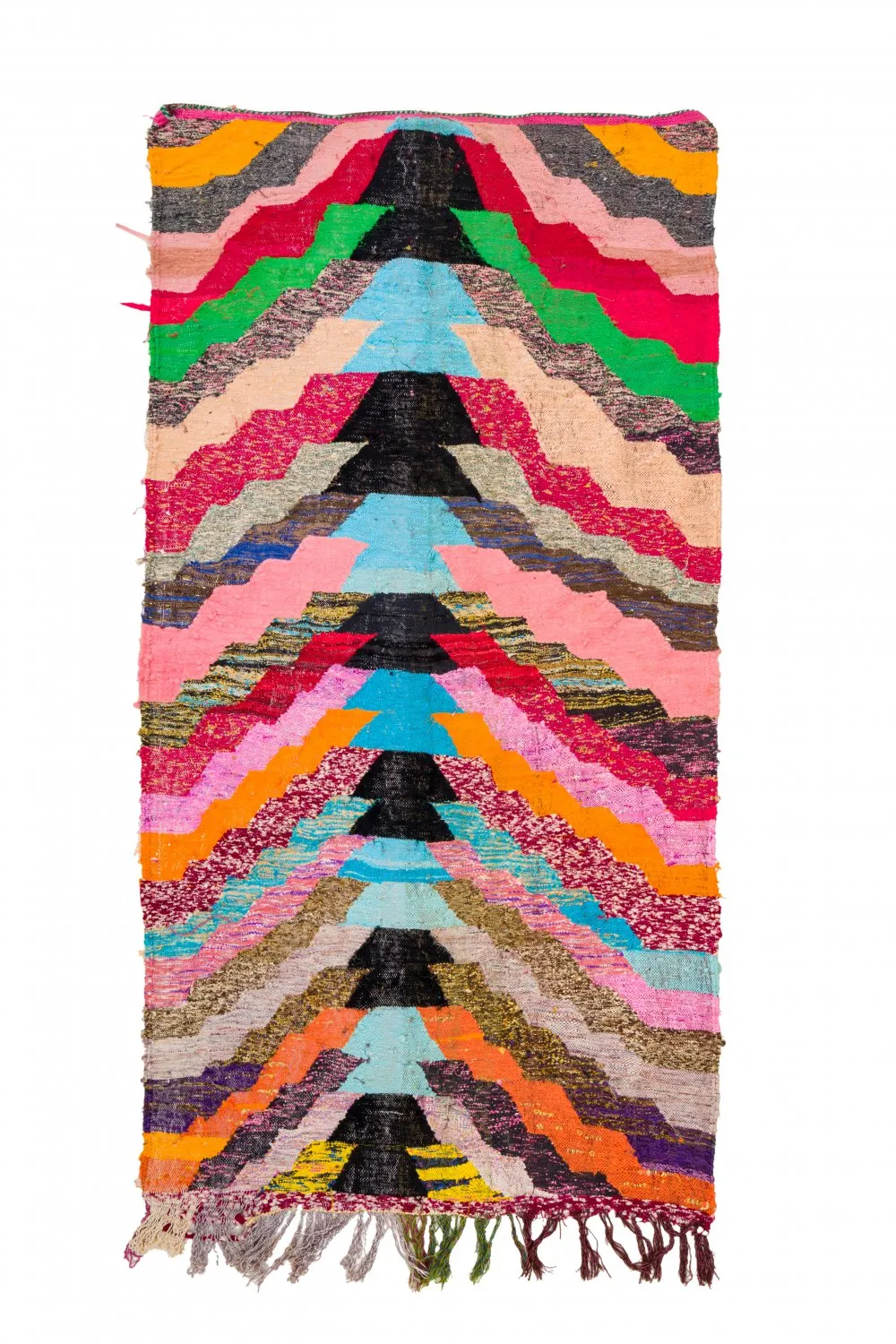 Berberyjskie Dywany Boucherouite Z Maroka 125 x 250 cm