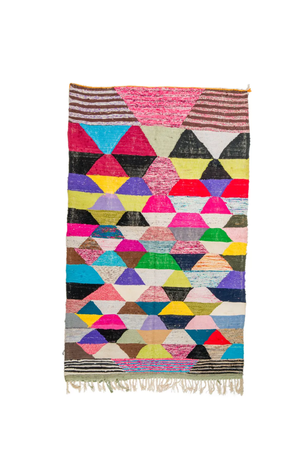 Berberyjskie Dywany Boucherouite Z Maroka 165 x 265 cm