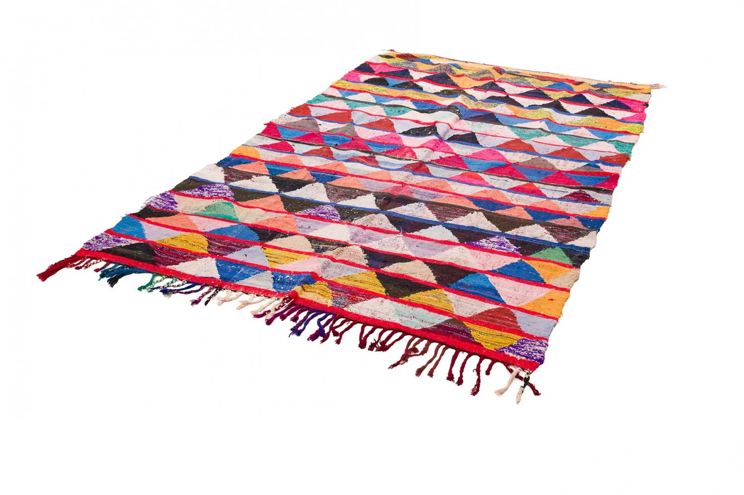 Berberyjskie Dywany Boucherouite Z Maroka 145 x 240 cm