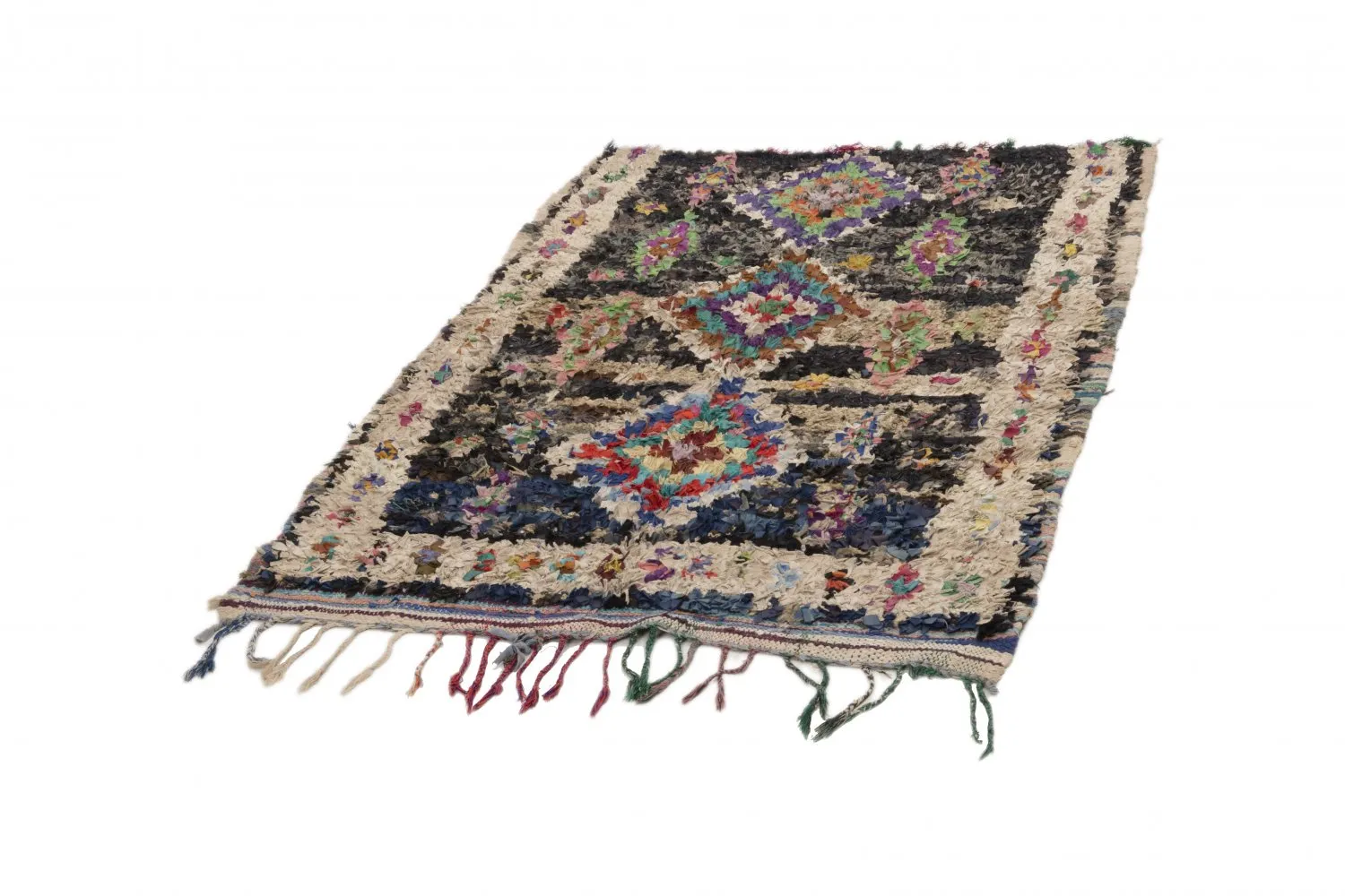 Berberyjskie Dywany Boucherouite Z Maroka 175 x 115 cm