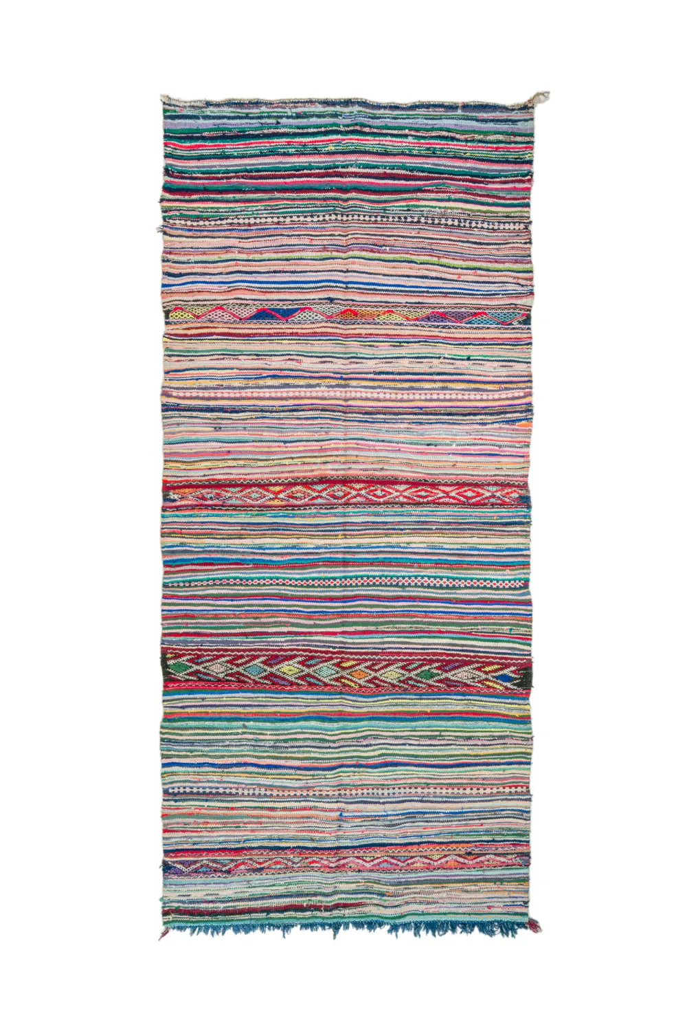 Berberyjskie Dywany Boucherouite Z Maroka 150 x 340 cm