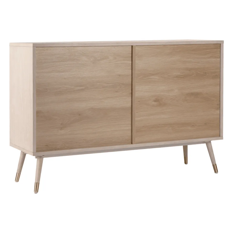 Komoda - Prime - 6 lådor (biały dąb)