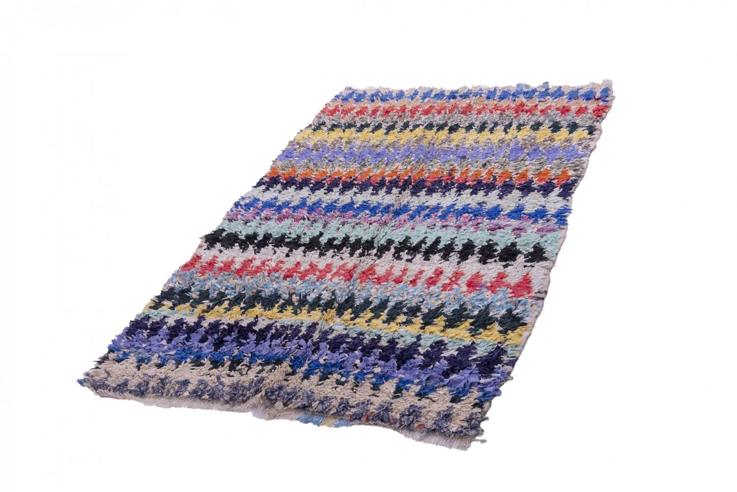 Berberyjskie Dywany Boucherouite Z Maroka 230 x 125 cm