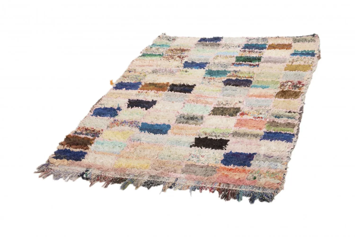 Berberyjskie Dywany Boucherouite Z Maroka 170 x 115 cm