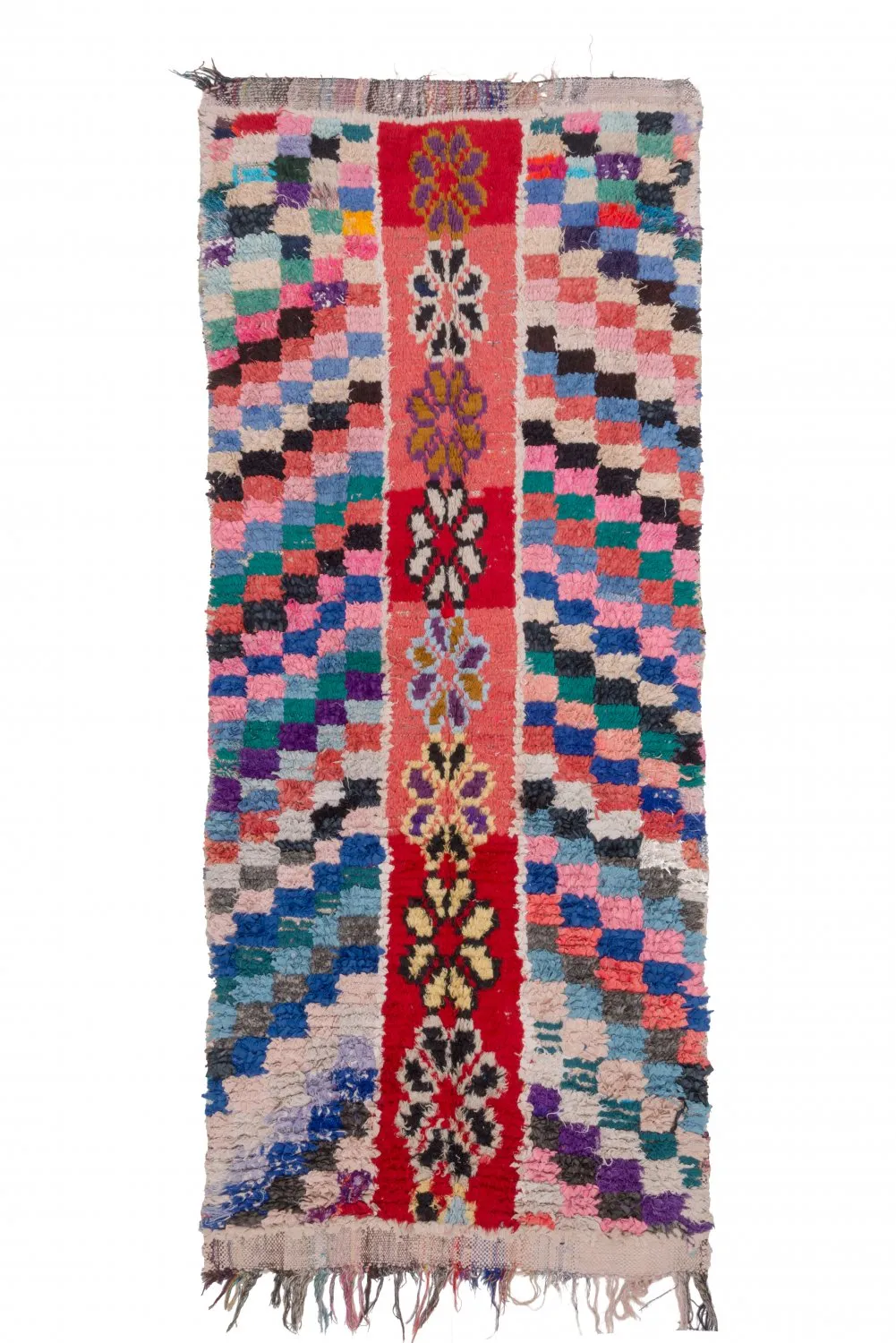 Berberyjskie Dywany Boucherouite Z Maroka 270 x 110 cm
