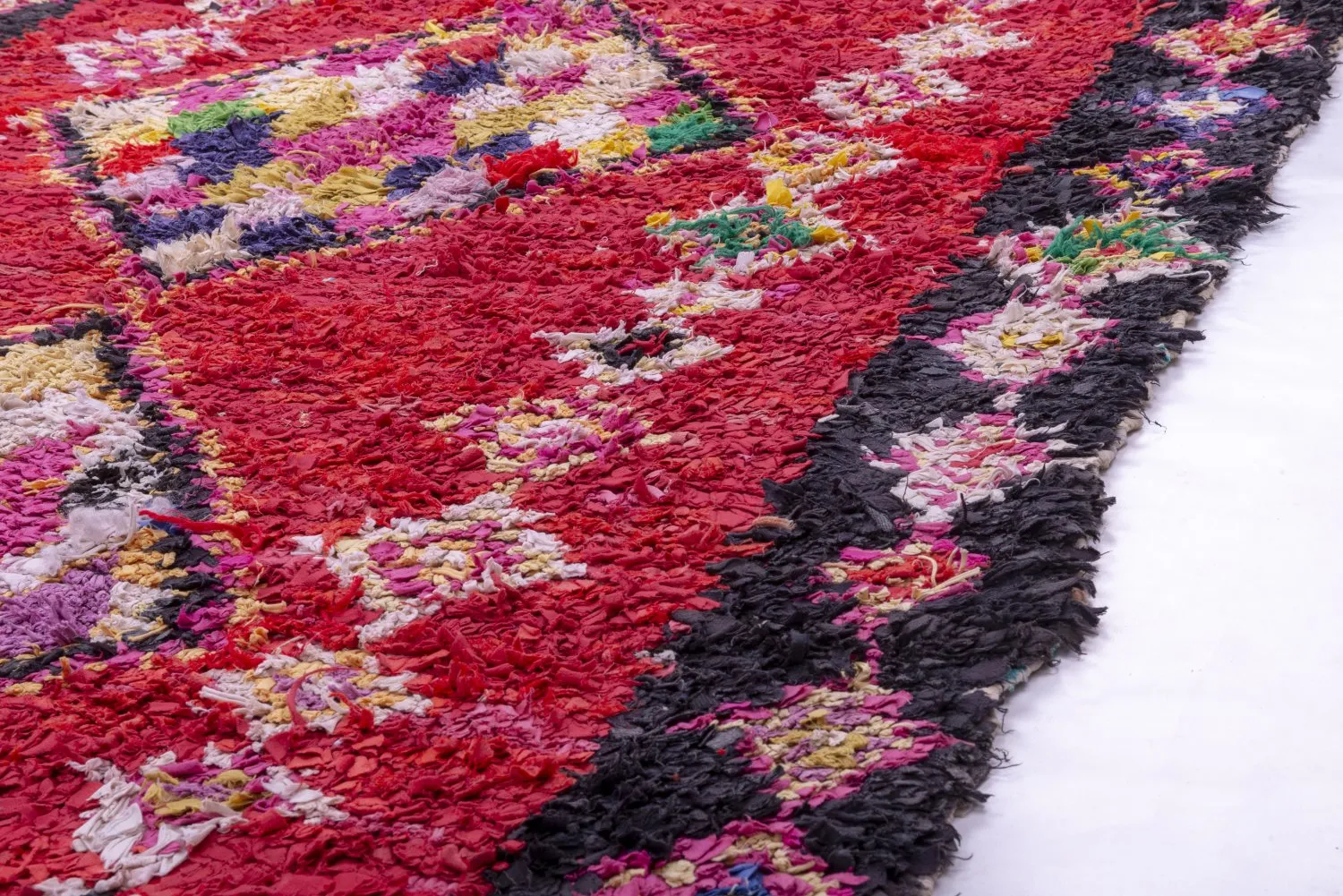 Berberyjskie Dywany Boucherouite Z Maroka 255 x 165 cm