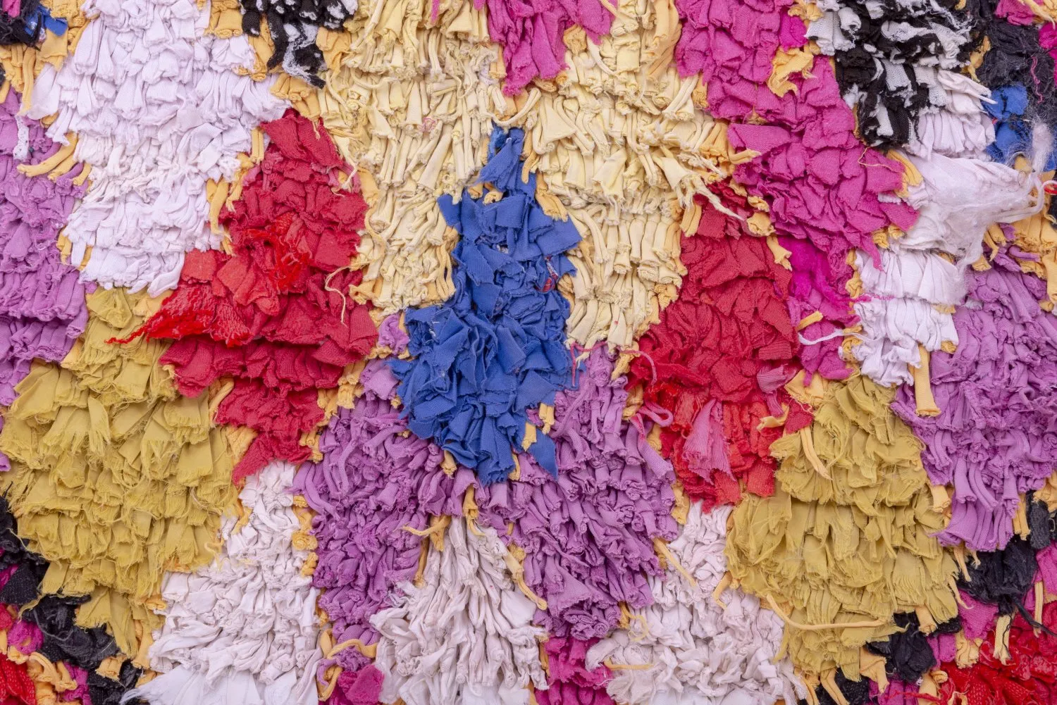 Berberyjskie Dywany Boucherouite Z Maroka 255 x 165 cm