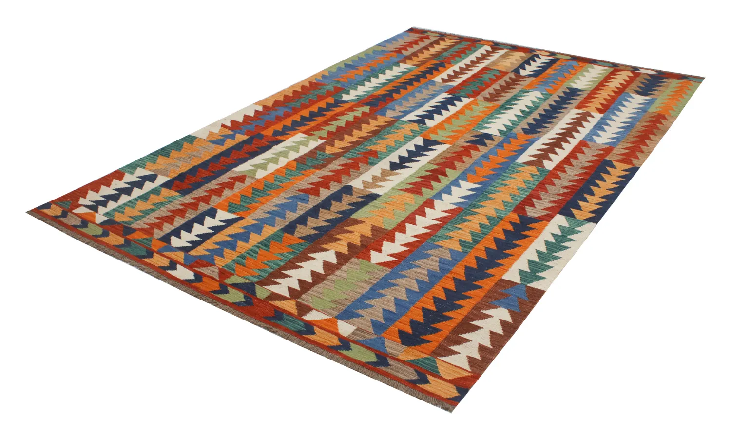 Dywan Orientalny - Hazara Kelim Hand Woven - 194 x 299 cm