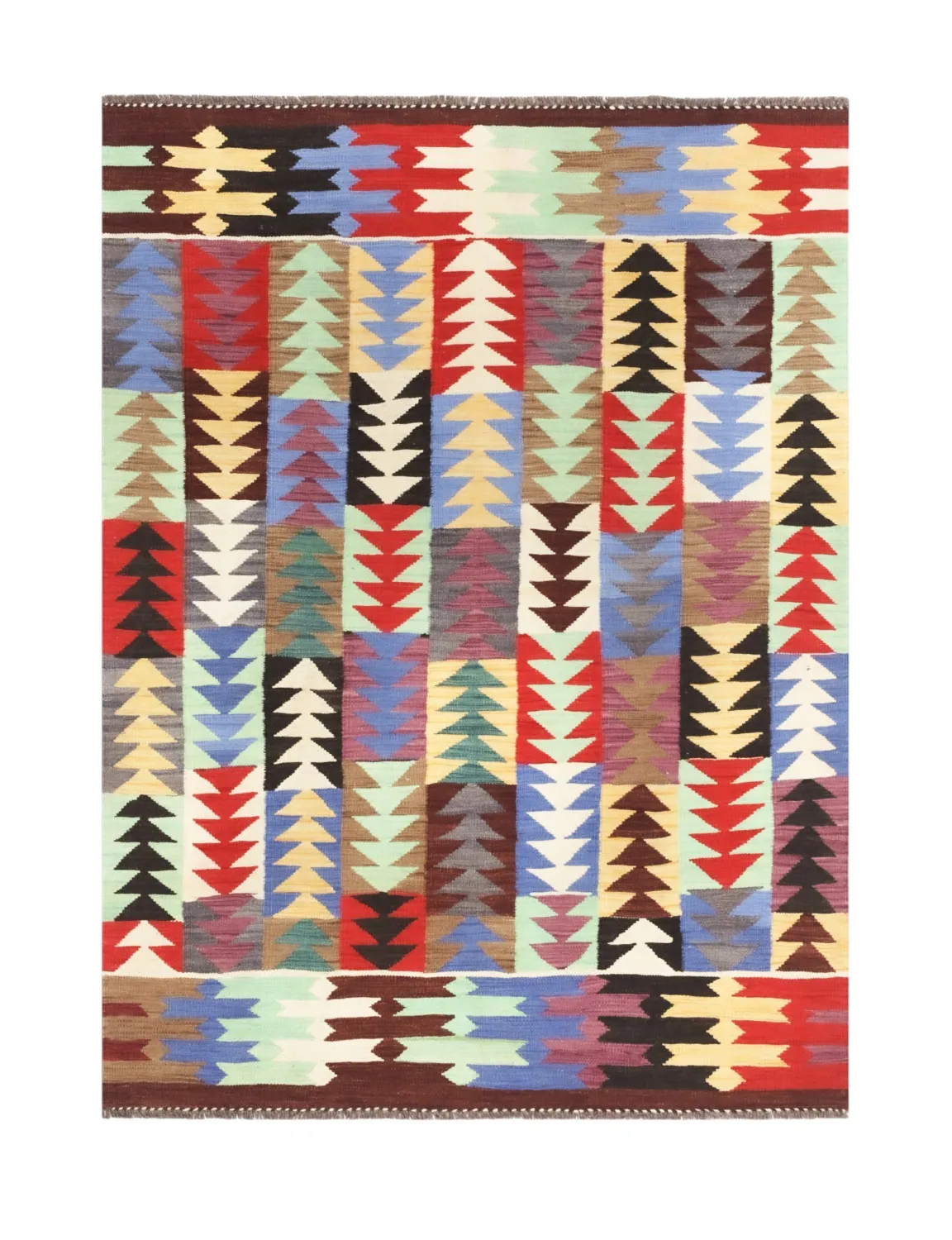 Dywan Orientalny - Hazara Kelim Hand Woven - 154 x 201 cm