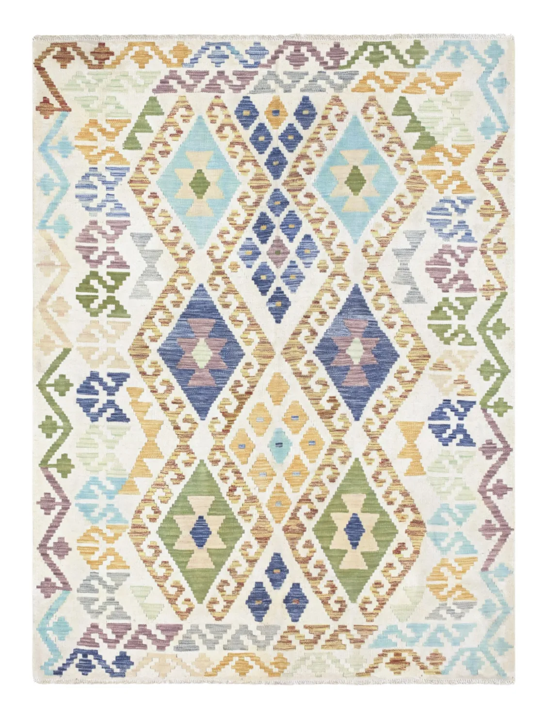 Dywan Orientalny - Vegi Kelim Hand Woven - 159 x 200 cm
