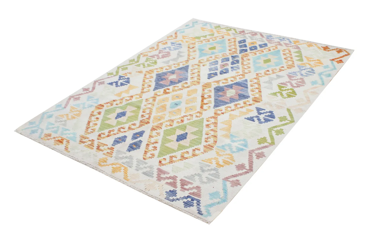 Dywan Orientalny - Vegi Kelim Hand Woven - 159 x 200 cm