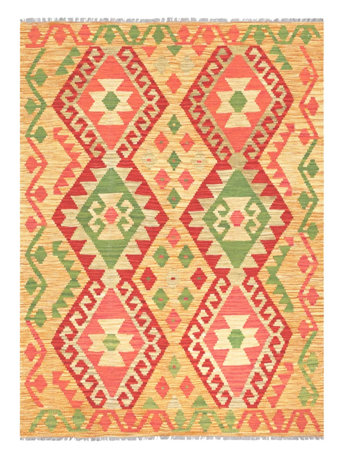Dywan Orientalny - Vegi Kelim Hand Woven - 129 x 177 cm